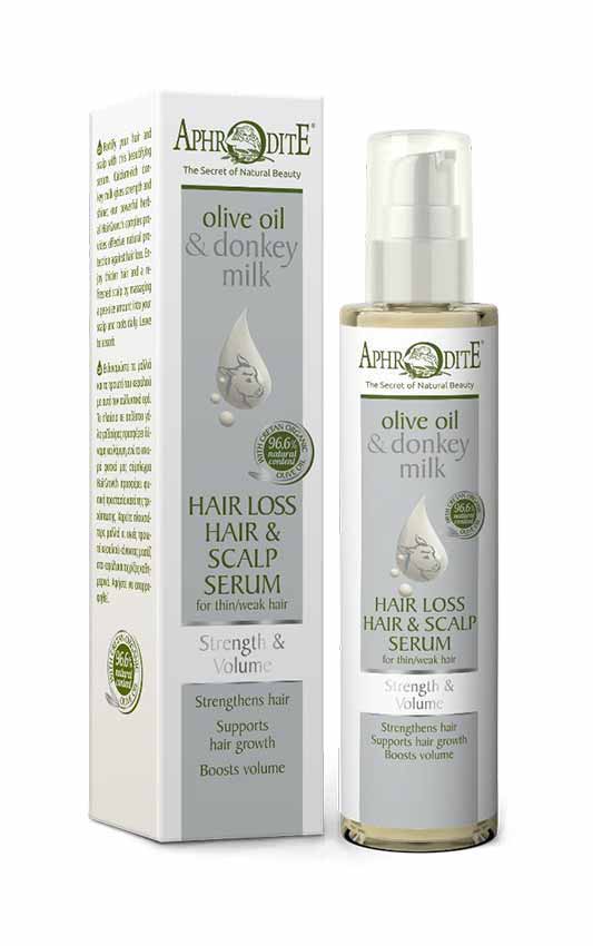 Aphrodite Olive Oil & Donkey milk Anti-Hair Loss Hair & Scalp Serum