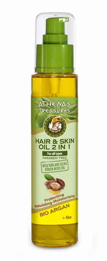 Athena's Treasures Argan Hair & Skin Oil 2 in 1
