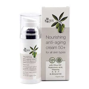 The Olive Tree Face Care Rizes Crete Nourishing Anti-Aging Cream for All Skin Types 50+
