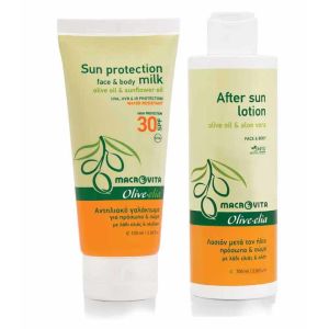 Face Care Macrovita Olivelia Sun Protection Face & Body SPF30 FREE Face Body After Sun (100 ml)