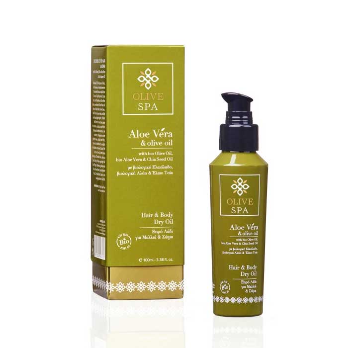 Olive Spa Aloe Vera Hair & Body Dry Oil