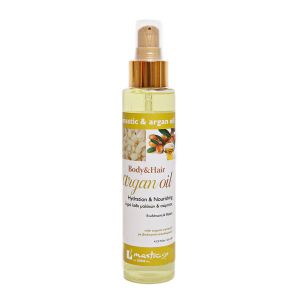The Olive Tree Bath & Spa Care Mastic Spa Body & Hair Argan Oil – Dry Oil – Mastic & Argan