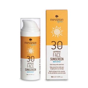 Face Care Messinian Spa Lightweight Face Sunscreen SPF 30 Matte Effect