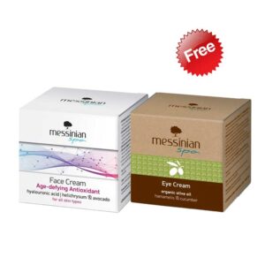 The Olive Tree Face Care Messinian Spa Age-defying Antioxidant Face Cream & FREE Eye Cream (Full Size)